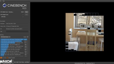 Dell Alienware m16 R2 (2024) Cinebench R23 Photo