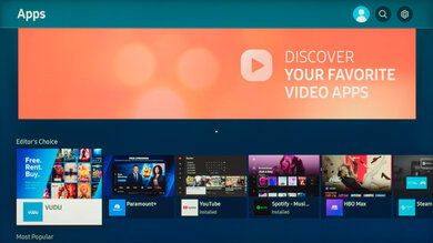 Samsung QN85A QLED Apps Picture