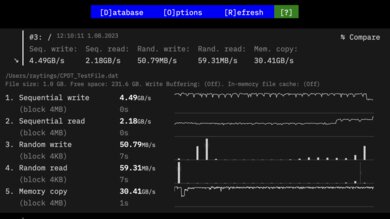 Apple MacBook Pro 14 (M2, 2023) Storage Performance Image