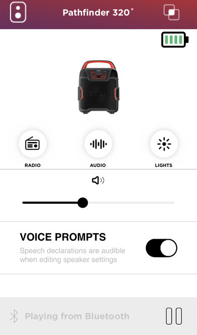 ION Pathfinder 320 App Picture