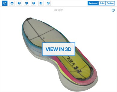 Under Armour Velociti Elite 3 3D Model Internal