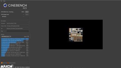 ASUS Zenbook 14 OLED (2024) Cinebench R23 Photo