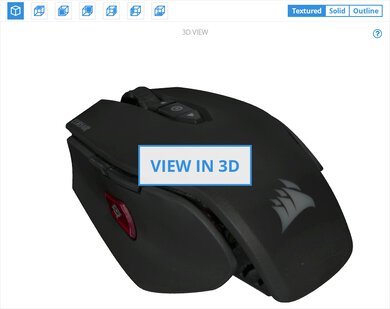 Corsair M65 PRO RGB 3D Model