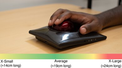 Kensington SlimBlade Pro Trackball Palm Grip Hand Recommendation