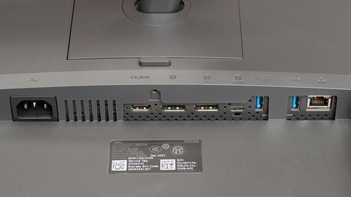 Dell P3223DE Inputs 1