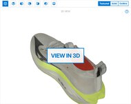Mizuno Neo Vista 3 3D Model Full Shoe