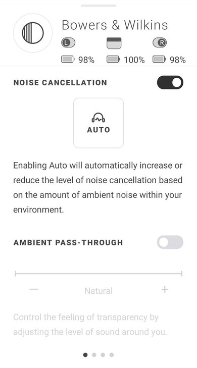 Bowers & Wilkins Pi7 True Wireless App Picture