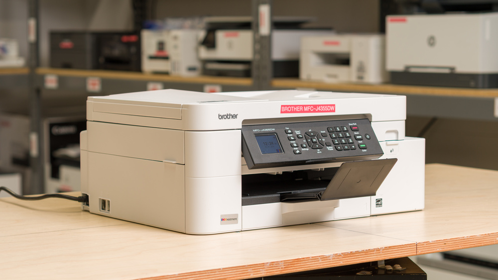 コンパクトホワイトプリンター Brother MFC-J4355DW Review - RTINGS.com