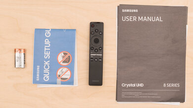 Samsung TU8000 In The Box Picture