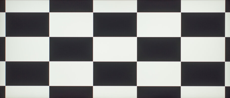 Gigabyte M34WQ Checkerboard Picture