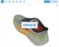 HOKA Clifton PRO 3D Model Full Shoe