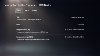 TCL S5/S551G PS5 Screenshot