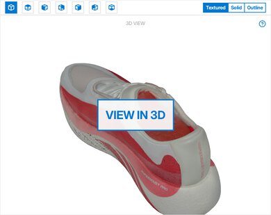 adidas Hyperboost Edge 3D Model Full Shoe