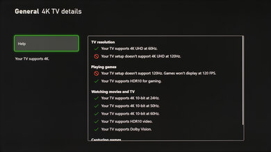 Hisense U6G Xbox Series X Screenshot