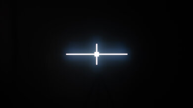 Samsung QN85B QLED Black Uniformity Picture With Preferred Local Dimming