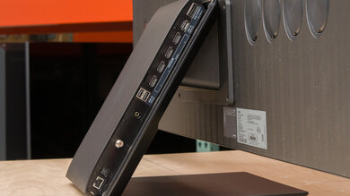 Samsung QN95B QLED Rear Inputs Picture