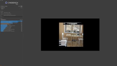 MSI Summit E16 Flip (2023) Cinebench R23 Photo