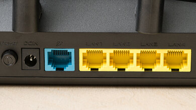 ASUS RT-AX1800S Ports Photo