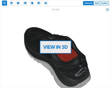 HOKA Gaviota 5 3D Model Full Shoe