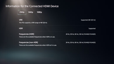 Sharp AQUOS FS1 OLED PS5 Screenshot