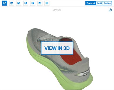 HOKA Mach 7 3D Model Full Shoe