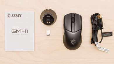MSI CLUTCH GM41 LIGHTWEIGHT WIRELESS  In the box picture
