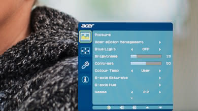 Acer G257HU Smidpx OSD picture