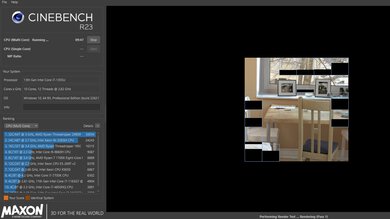 HP Pavilion Plus 14 (2023) Cinebench R23 Photo