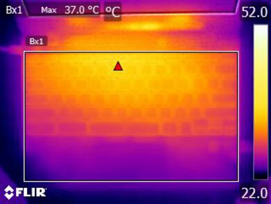 Samsung Chromebook 4 (2019) Keyboard Temps Picture