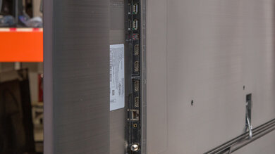Samsung QN85B QLED Side Inputs Picture