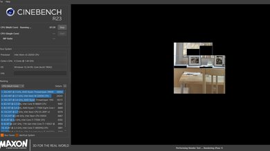 Thomson NEO 10 (2020) Cinebench R23 Photo
