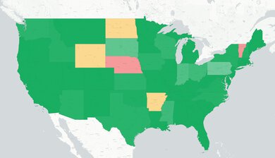 Whirlpool WRQA59CNKZ Authorized Service Coverage Map