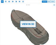Mizuno Wave Horizon 9 3D Model Internal