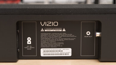 Vizio SB3820-C6 Physical inputs bar photo 1