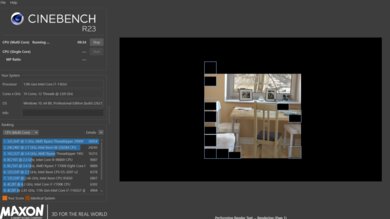 Lenovo ThinkPad X1 Carbon Gen 11 (2023) Cinebench R23 Photo