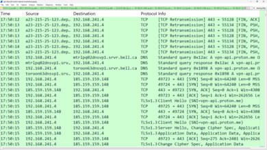 Proton VPN Free Wireshark Kill Switch Screenshot