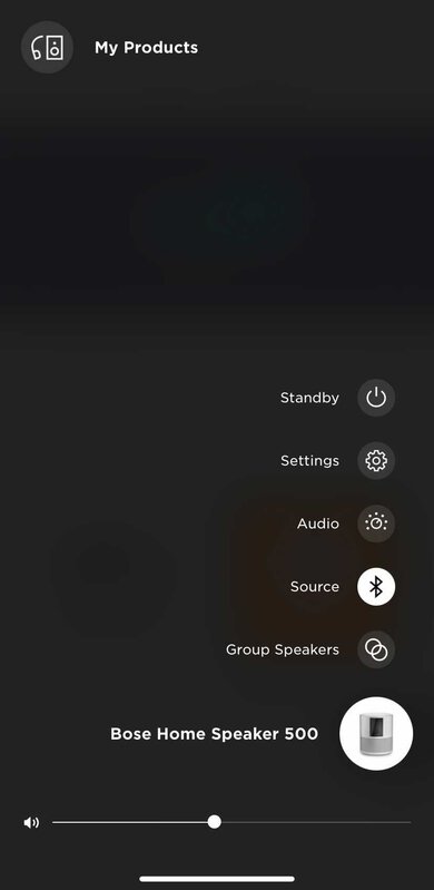 Bose Home Speaker 500 App Picture