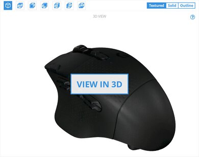 Logitech G604 LIGHTSPEED 3D Model