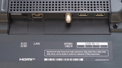 LG NANO90 2021 Rear Inputs Picture