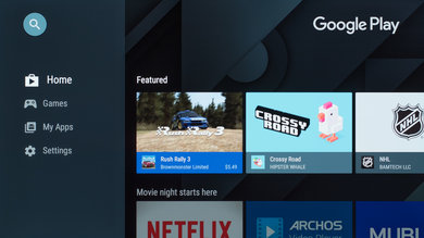 Sony A8G OLED Apps Picture