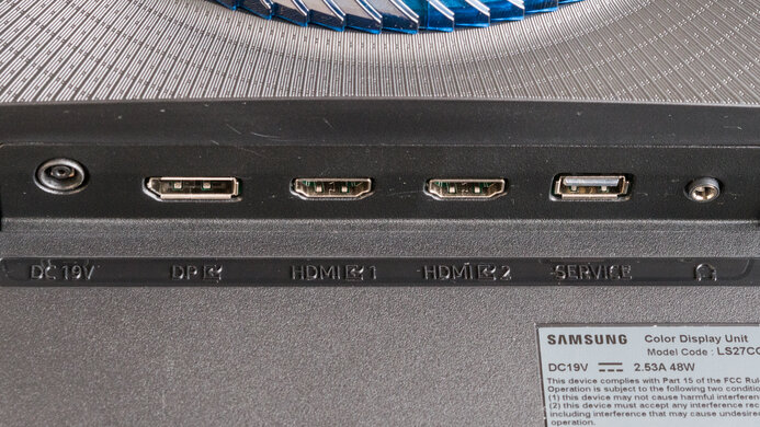 Samsung Odyssey G51C S27CG51 Inputs 1