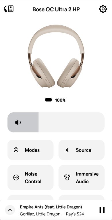 Bose QuietComfort Ultra Headphones (2nd Gen) App Picture