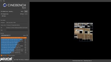 Dell Precision 5690 (2024) Cinebench R23 Photo