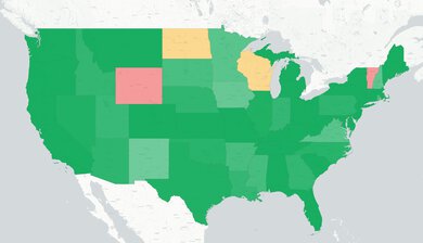 Frigidaire FRSS2623AS Authorized Service Coverage Map