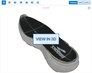 Brooks Revel 8 3D Model Internal