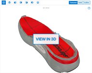 Nike Structure 26 3D Model Internal