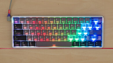 NuPhy Air60 HE Backlighting Picture