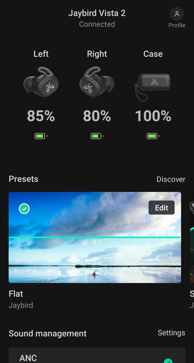 Jaybird Vista 2 Truly Wireless App Picture