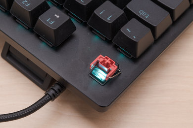 Razer Huntsman Tournament Edition Build Quality Close Up