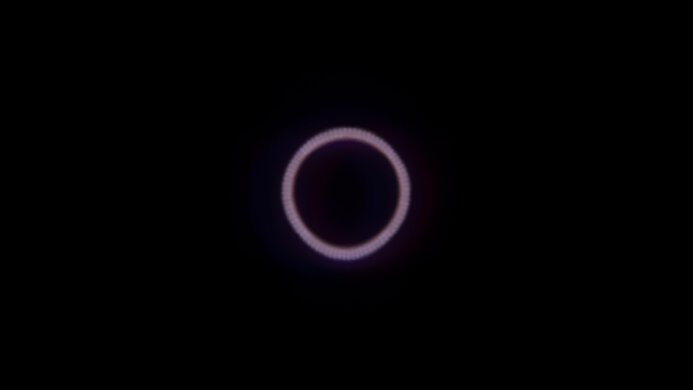 LG C5 42 OLED Ring Light Picture